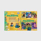 Auf gelbem Hintergrund steht "Disney Die neuesten FILMHITS". Mehrere Comicfiguren sind abgebildet.