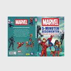 "5-Minuten Geschichten voller Superkraft" mit Marvel-Helden wie Spider-Man und Iron Man auf einem farbenfrohen Buchcover.