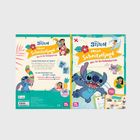 Texte: "Meine Schnitzeljagd", "Alles für den Kindergeburtstag". Illustration von Disney-Charakteren mit tropischen Motiven.