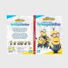 Cover mit gelben Figuren, "Superlustige Vorlesegeschichten" und Beschreibung einer chaotischen, lustigen Handlung.