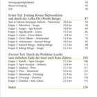 Seite 7: Etappen entlang Kretas Südwestküste mit km-Angaben und Seitenverweisen. Enthält Index auf Seite 156.