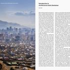 Seite 12: "Ulaanbaatar with traditional gers in the outskirts."  
Seite 13: "Introduction to Architectural Guide Ulaanbaatar" von Iveel Bold.  
Stadtansicht mit Hochhäusern und Jurten im Vordergrund.