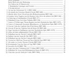 "Inhaltsverzeichnis" gefolgt von einer Liste von Musikstücken, ihren Quellen und Seitenzahlen. Unten ein stilisiertes Logo.