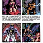 "Unsere kosmischen Charaktere" Betitelt. Figuren: Bella Star, Grok, Sönke Penner, Olga Star. Farbenfrohe Illustrationen, futuristisch.