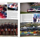 GT RACING. FIA WORLD ENDURANCE CHAMPIONSHIP. Mehrere Rennszenen, Fahrer und Autos in Rennanzügen und Helme präsentieren.