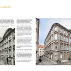 Preysing-Palais, Residenzstraße 27. Barockfassade mit reichhaltigem Stuck und Kolossalpilastern, fotografiert.