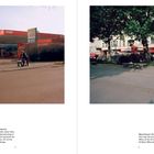SB-Gas Station, Bessemerstraße, Berlin und Warschauer Straße, Berlin. Links: Tankstelle, rechts: Skateboarder vor Geschäften.
