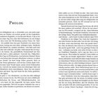 Links oben "Prolog". Es folgt der Text eines Buches über berufliche Herausforderungen, Kündigung und persönliche Reflexionen.