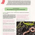 "Rosafarbene Gärtner", "Wie der Regenwurm neue Erde entstehen lässt". Bild eines Regenwurms auf Erde neben Pflanzen.