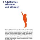 "Adultistische Erwachsenensätze" steht oben. Darunter viele belehrende Sätze wie "Hör auf zu weinen!" und "Sitzen bleiben!".