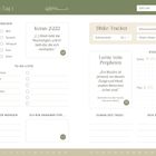 Ramadan Tag 1 Planer: enthält Gebetstracker, Koran 2:222 Zitat, To-Do-Liste und Essensplan für Suhur und Iftar.