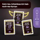 Neue "Ich-hab-noch-nie"-Karten. Humorvolle Karten, Altersangabe 18+, Spieldauer 20-40 Minuten, Spieler 3-8.