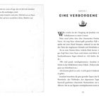Links: Nachricht von Emmett, der versichert, niemanden dem Rat auszuliefern. Rechts: Kapitel 1, "Eine verborgene Tür", beginnt.