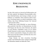 Kapitel 1: Eine ungewollte Begegnung. Ein Asteroid trifft 2200 die Erde, trotz Rettungsplänen und irdischen Schutzanlagen.