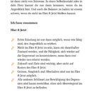Text über Selbstwert und Achtsamkeit. Zusammenfassung: Erholung und Balance nur im Hier & Jetzt möglich. Seite 74.
