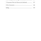 Kapitelübersicht mit Titeln und Seitenzahlen: Der alte Druide 112, Der unterirdische Opfersaal 119, Epilog 149.