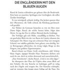 Kapitel 1: "Die Engländerin mit den blauen Augen" beschreibt Raoul de Limézy's Spaziergang durch Paris und seine Beobachtungen.