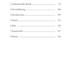 ZWEITER TEIL, DAS ERSTE DER BEIDEN DRAMEN: Kapitelübersicht von 1 bis 8 mit Titeln wie "Verlobung" und Seitenzahlen.