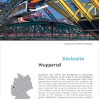29. Januar, Freitag. Rückseite: Wuppertal, Nordrhein-Westfalen. Text: Wuppertal ist bekannt für die Schwebebahn.