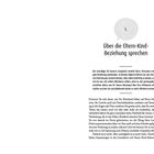1. Über die Eltern-Kind-Beziehung sprechen. Text spricht über Vertrauen und Kommunikation mit Kindern.