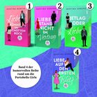 Band 4 der humorvollen Reihe rund um die Portobello Girls. Vier bunte Buchcover mit stilisierten Figuren und Titeln.
