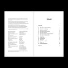 Inhalt: Einleitung 9, Kapitel über das Leben, Endnoten 145. Kapitelnummern 1–14, z.B. "Das Leben ist mühselig" 25.