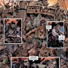 Comic-Illustration zeigt Piraten auf einem Schiff. Text über kurzlebiges Piratendasein, Träumen und Brüderschaft.