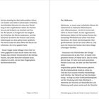 Texte: "Treppen und Farben" links, "Werkstattzugang und das alte Fenster..." rechts. Links Treppe mit Person, rechts alte Tür.