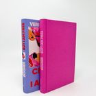 Zwei Bücher: Links "BUT I AM FREE" mit bunter Illustration, rechts ein schlichtes pinkes Cover.