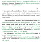 Texte in verschiedenen Farben und Stilen auf Italienisch und Deutsch, mit Dialog über Filmabend. Ein numerischer Wert: 4.