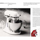 "KitchenAid-Standmixer", 1930er Jahre: Modell K5SS. Zitat von Egmont Arens über formvollendetes Design.