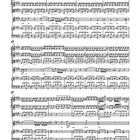 Musiknotenblatt mit Notenzeilen, Noten und einigen italienischen Anweisungen für Dynamik und Ausdruck.