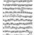 "Fantasia 4, TWV 40:29" oben. Musikalische Notenblätter mit vielen Taktstrichen, Noten und Musikzeichen.