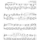 "Pianonoten mit der Überschrift 'Ballad / Ballade'. Oben steht 'Largo' und 'Jean Kleeb'. Es sind verschiedene musikalische Symbole zu sehen."