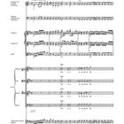 Der Text enthält: "Gloria" und "Allegro maestoso". Notenzeilen sind für Trompeten, Violinen, Gesang und Orgel angeordnet.
