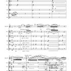 Partiturseite mit Notenzeilen für Solo-Violine und Orchester. Dynamikangaben wie "poco marcato", "energico".