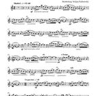 Notenblatt mit "2me Légende Hébraïque" für Violine, bearbeitet von Semjon Kalinowsky. Tempoangabe: Moderé ♪ = 52-60.