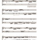 Seite 62, Anhang: Ursprüngliche Fassung von Nr. 47, Antonio Salieri. Musiknoten und erklärender Fußnotenkommentar.