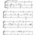 Notenblatt mit Titel: "Étude Nr. 2 Hommage à Guillaume Dufay". Angabe: "Moderato (♩ = 120 to the low staff)".