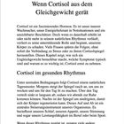 Kapitel 3: Wenn Cortisol aus dem Gleichgewicht gerät. Bespricht Auswirkungen und Wichtigkeit eines gesunden Cortisolrhythmus.