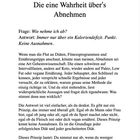 Kapitel 2: Die eine Wahrheit über's Abnehmen. Frage: Wie nehme ich ab? Antwort: Immer nur über ein Kaloriendefizit. Keine Ausnahmen.