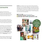 "WALK 1 BATIGNOLLES & MONTMARTRE" beschreibt eine Route durch die 17. und 18. Arrondissements von Paris. Auf der rechten Seite ist eine Liste mit Orten. Bilder zeigen lebhafte Straßenszenen und Cafés.