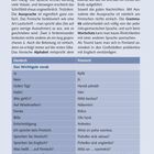 Seite 284, Sprachführer, Deutsch-Finnisch Tabelle mit Grundwortschatz und Fragen im finnischen Sprachführer.