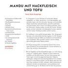 "Mandu mit Hackfleisch und Tofu" ist ein Rezept für Seoul-Style-Dumplings mit Zutatenliste und Zubereitungsschritten.