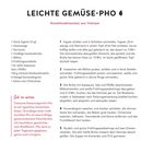 Text: "LEICHTE GEMÜSE-PHO", "Streetfoodklassiker aus Vietnam". Anleitung zur Zubereitung von Pho mit Zutatenliste.