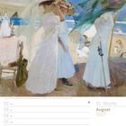 Joaquín Sorolla y Bastida, „Unter der Markise, Zarautz“ (um 1910). Kalender: 31. Woche, August 2027.