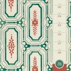 Mo 02, Di 03, Mi 04, Do 05, Fr 06, Sa 07, So 08, Aug 31. Ornamentales, grün-rotes Muster.