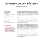Für 450g • 30 Min. Zubereitung: Bohnenpaste mit Nüssen, überzeugt auch Wurstfans, Zutaten, Zubereitungsschritte.
