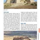 Qizil qala: Beschreibung alter Festungen, ihre Struktur und Nutzung. Zwei Fotos zeigen Ruinen in einer kargen Landschaft.