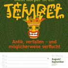 Texte: "Mein Körper ist ein Tempel. Antik, verfallen - und möglicherweise verflucht." Kalender mit Mai-Daten 2027.
